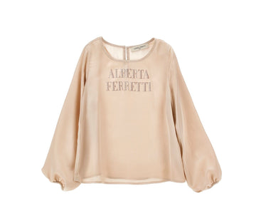 top con logo in contrasto R1H302 8127 0002 ALBERTA FERRETTI KIDS 