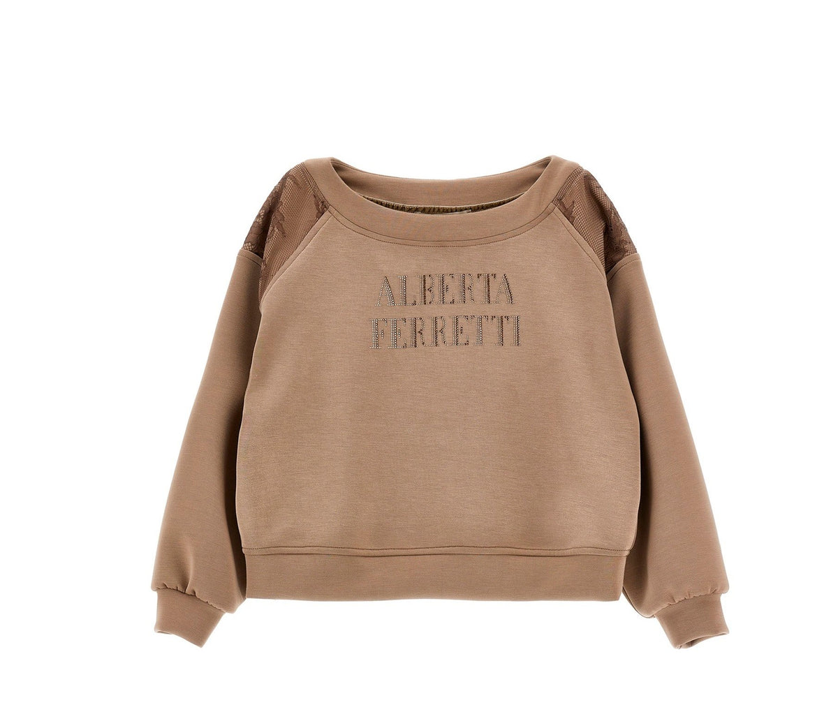 felpa girocollo con logo R1H600 8209 0012 ALBERTA FERRETTI KIDS 