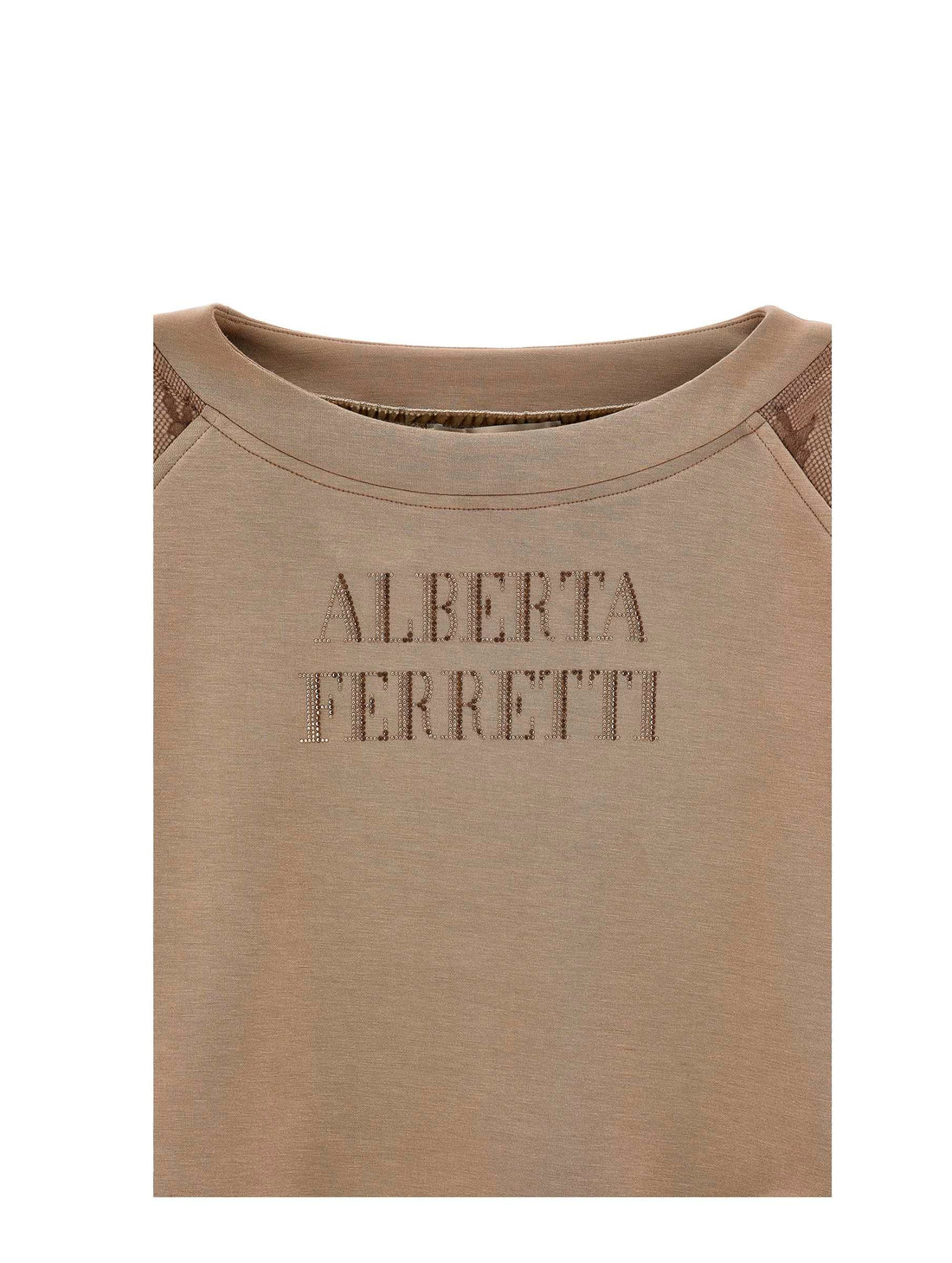 felpa girocollo con logo R1H600 8209 0012 ALBERTA FERRETTI KIDS 