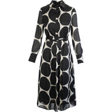 ANONYME abito dots mini dress Black