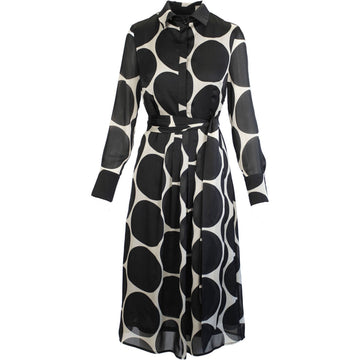 abito dots mini dress A26FD057 BLACK ANONYME 