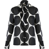 ANONYME camicia con stampa Black