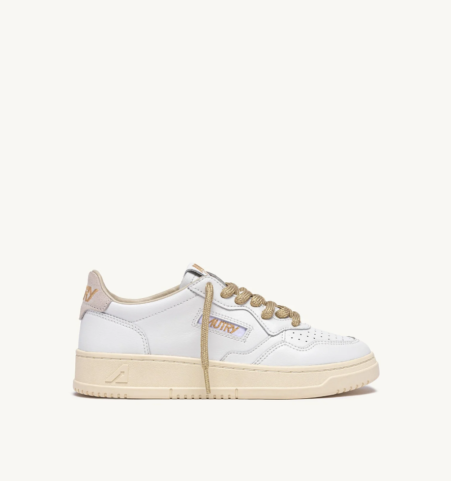 sneakers medalist lurex AULWSW01 WHITE/WHITE AUTRY 
