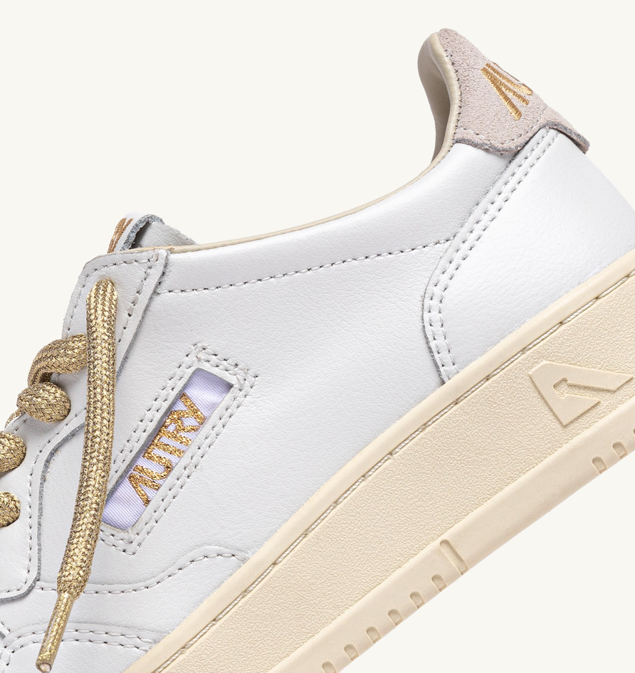 sneakers medalist lurex AULWSW01 WHITE/WHITE AUTRY 
