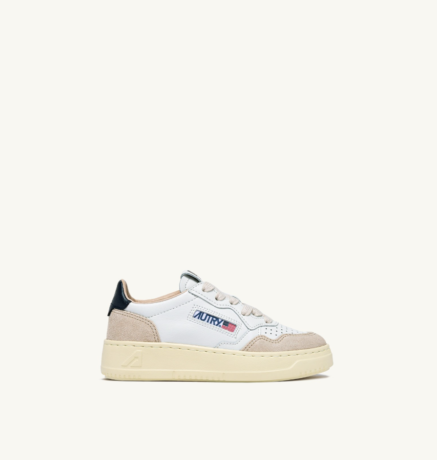 sneakers medalist kids in suede KULKFS06 WHITE/SPACE AUTRY 