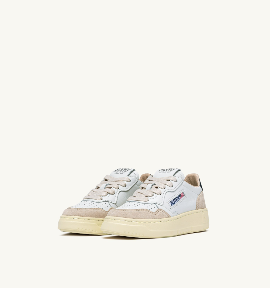 sneakers medalist kids in suede KULKFS06 WHITE/SPACE AUTRY 