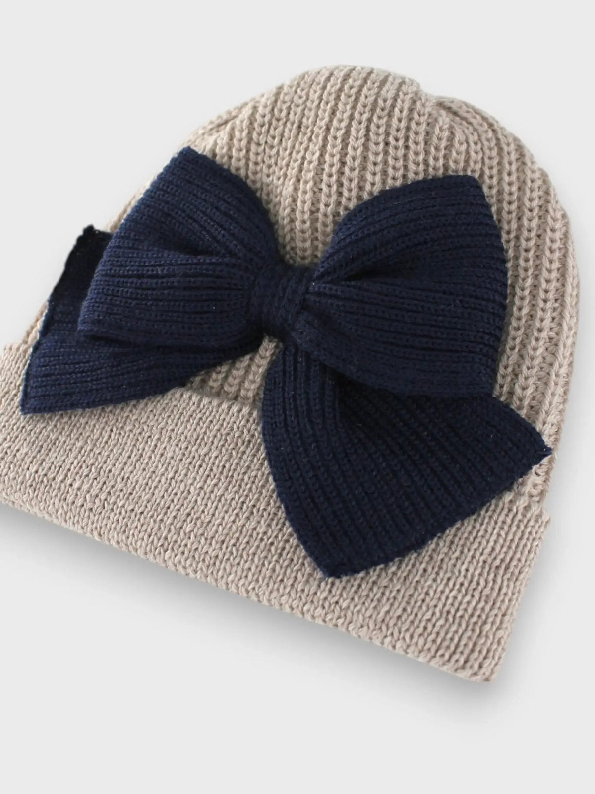 cappellino con maxi fiocco 640 CORDA-BLU BABY LORD 