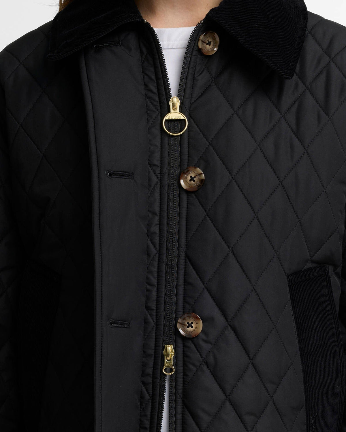 giacca trapuntata moira LQU1940 LQU BK11 BARBOUR 
