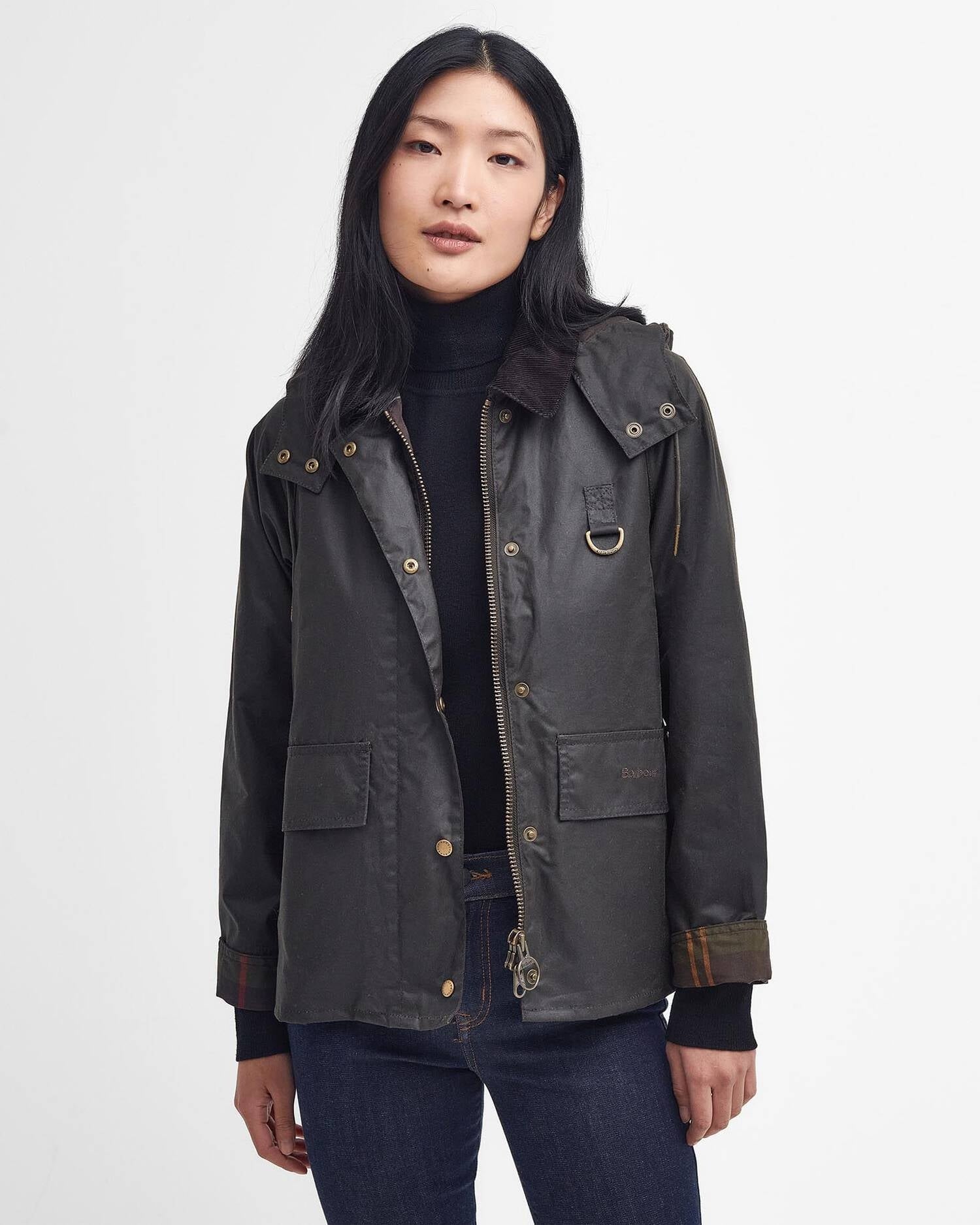 giacca in cotone cerato avon LWX1081 LWX OL71 BARBOUR 