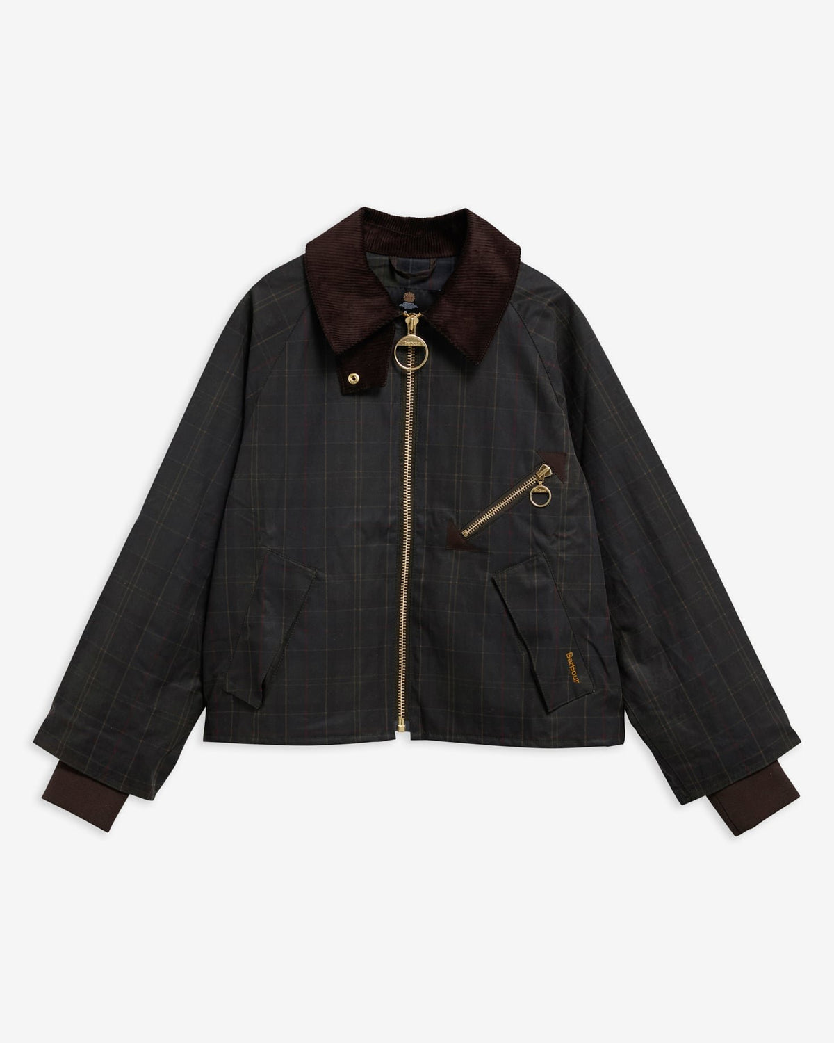 giacca cerata arlene con quadri LWX1567 LWX OL71 BARBOUR 