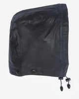 BARBOUR cappuccio in cotone cerato Blu