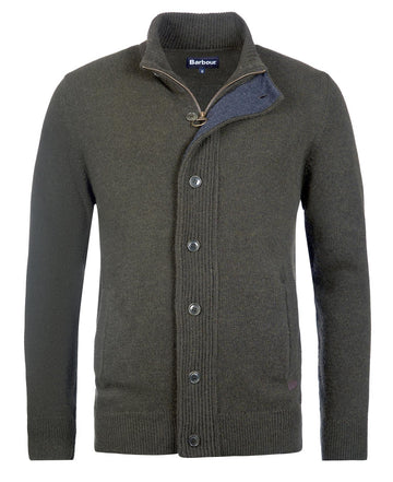 maglione con zip patch MKN0731 MKN GN73 BARBOUR 