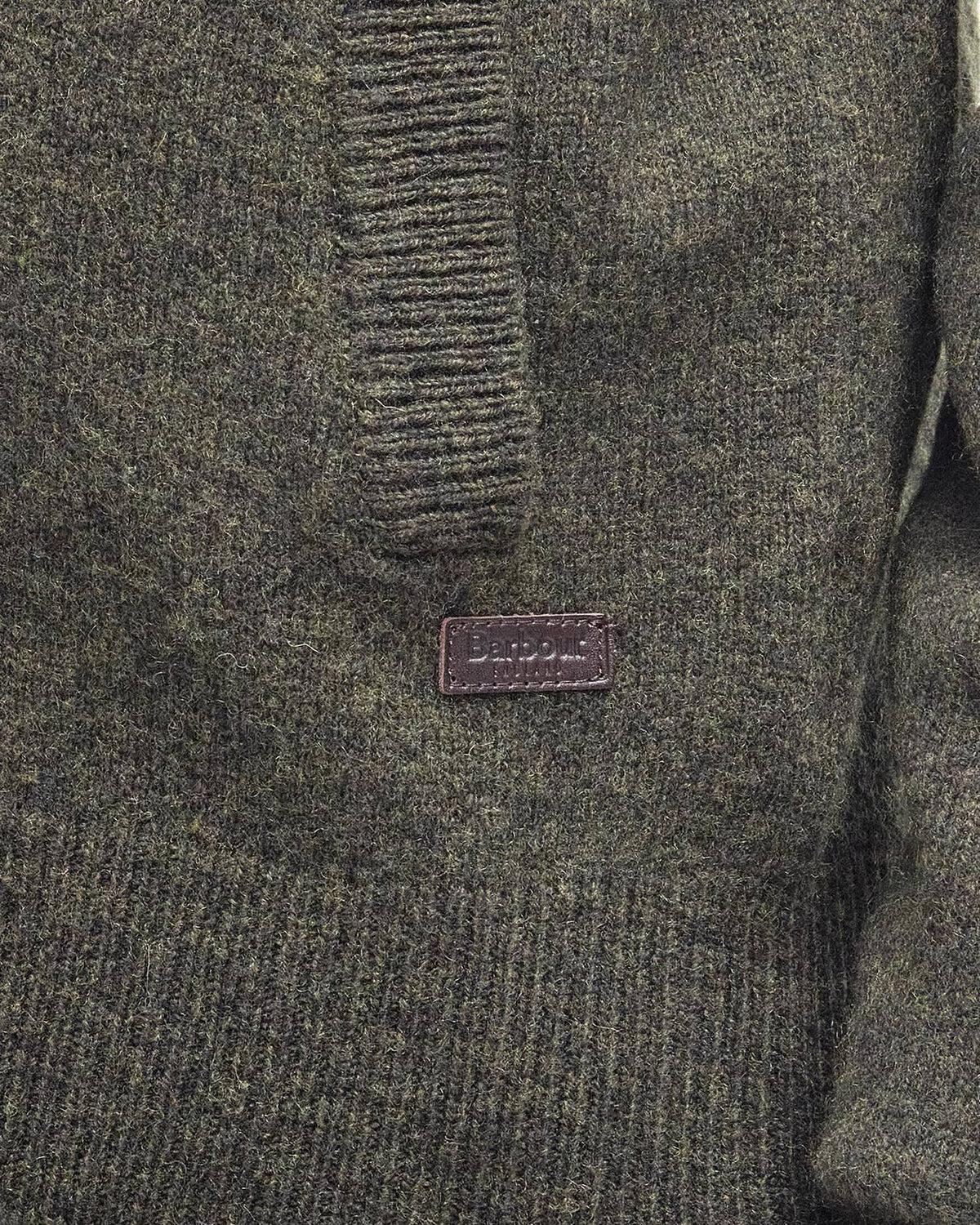 maglione con zip patch MKN0731 MKN GN73 BARBOUR 