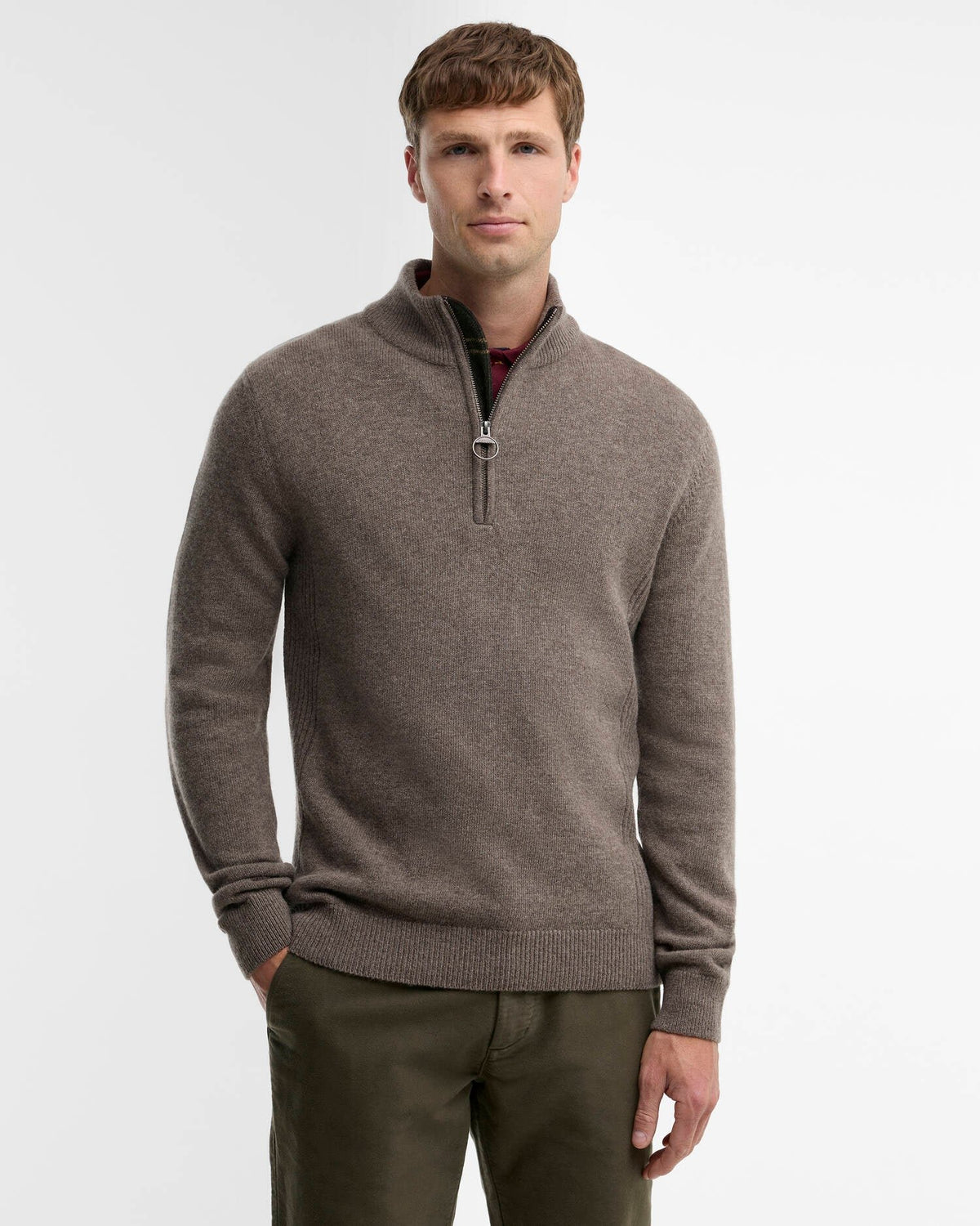 maglia mazza zip holden MKN0837 MKN OL76 BARBOUR 