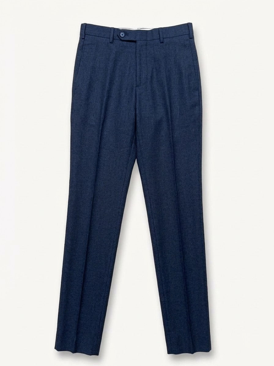 pantalone morello in lana MORELLORD5470 NAVY BERWICH 