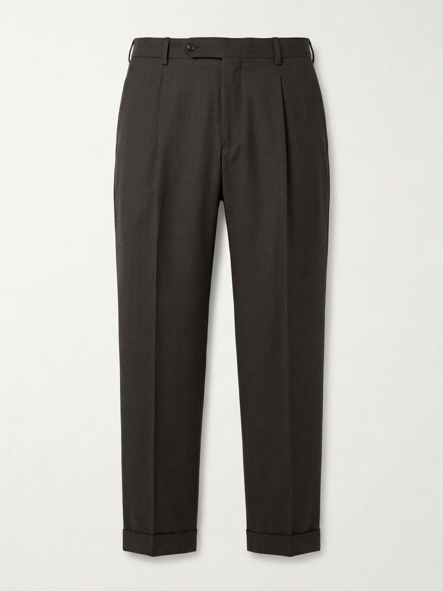 pantalone xretro in lana XRETROMX1478 BROWN BERWICH 