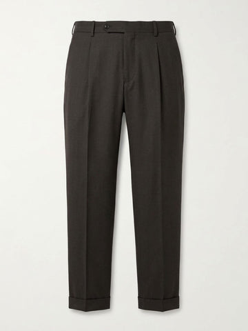 pantalone xretro in lana XRETROMX1478 BROWN BERWICH 