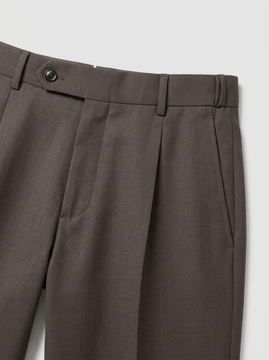 pantalone xretro in lana XRETROMX1478 BROWN BERWICH 