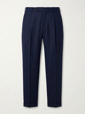 pantalone xretro in lana XRETROMX1478 NAVY BERWICH 