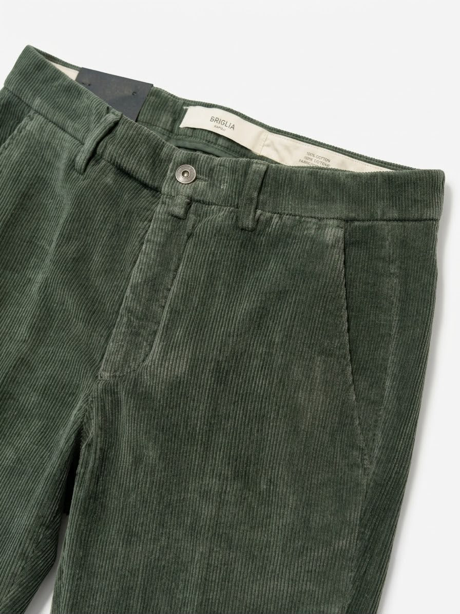 pantalone in velluto briglia BG03 00072 BRIGLIA 