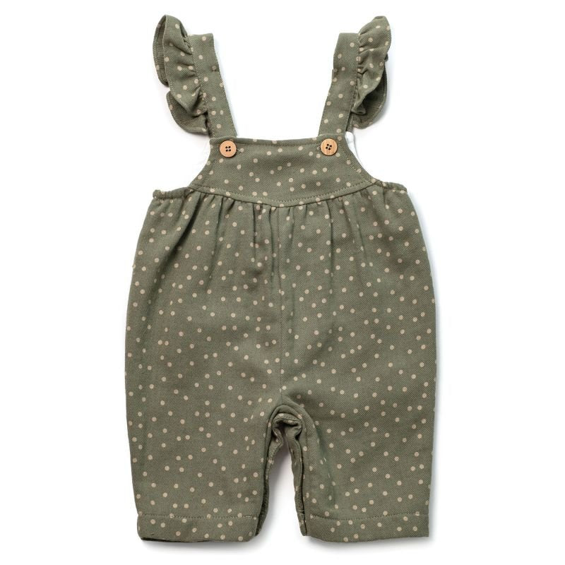 salopette in twill di cotone C64278 VERDE KAKI COCCODE' 