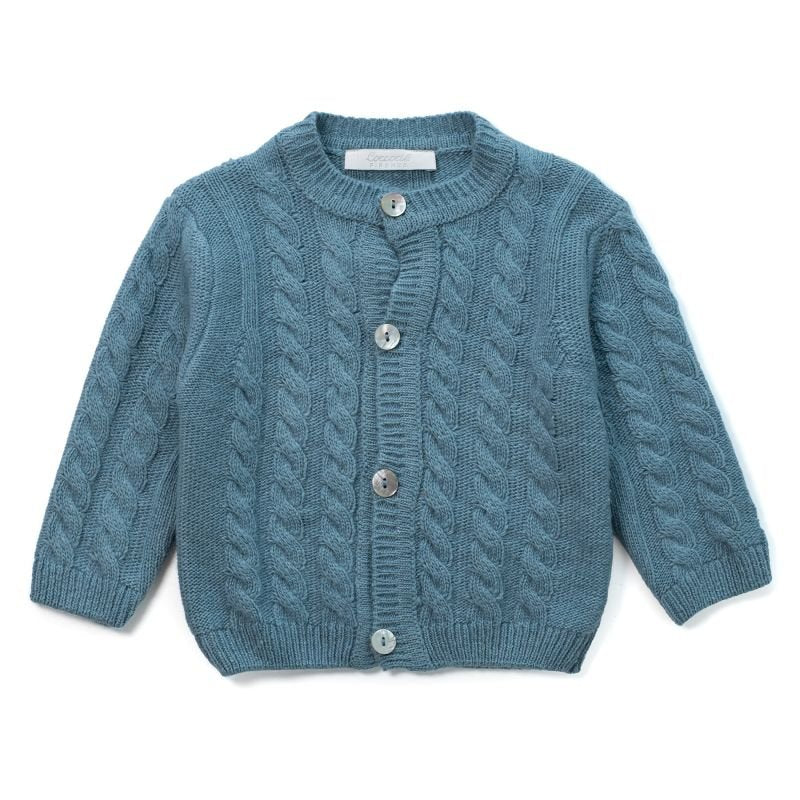 Cardigan a trecce C64649 CARTA DA ZUCCHERO COCCODE' 