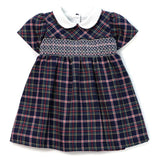 COCCODE' abito tartan Tartan blu
