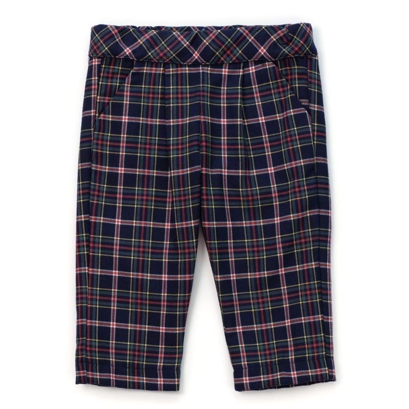 pantalone tartan C64919 TARTAN BLU COCCODE' 