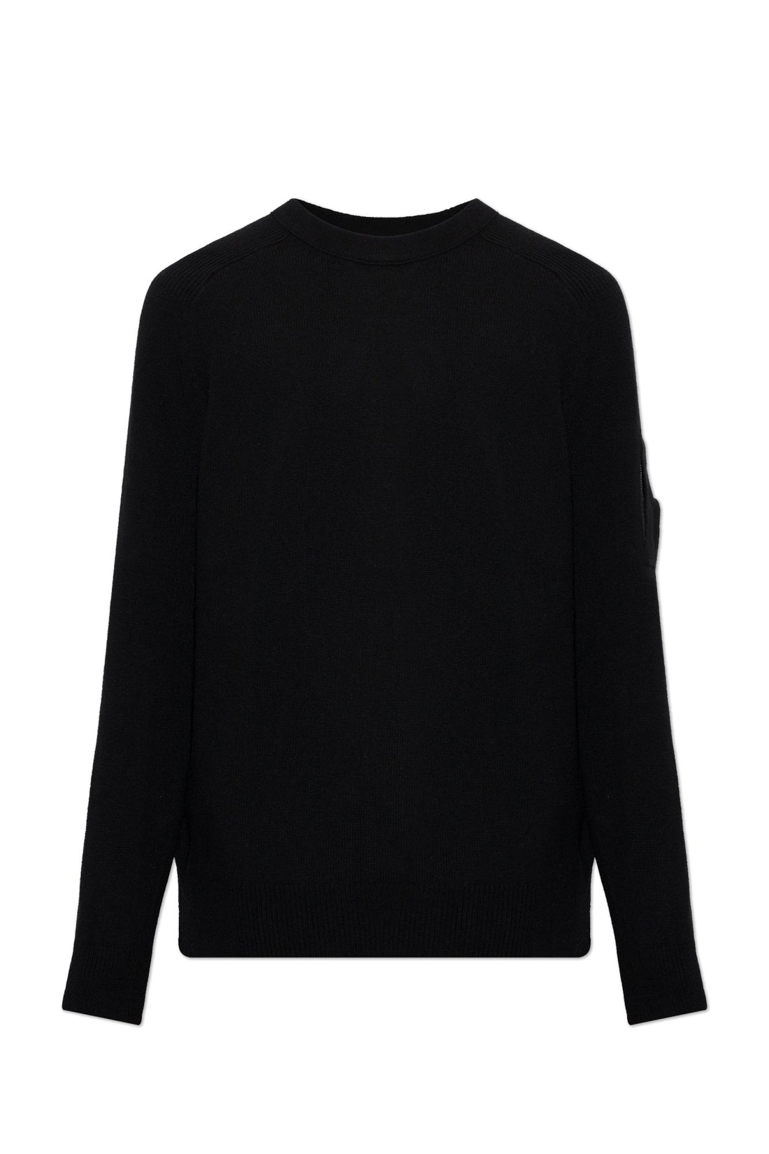 maglione in lana dagnello 21CMKN085A 110149A 999 BLACK CP COMPANY 