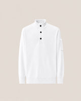 CP COMPANY maglione con bottoni Bianco