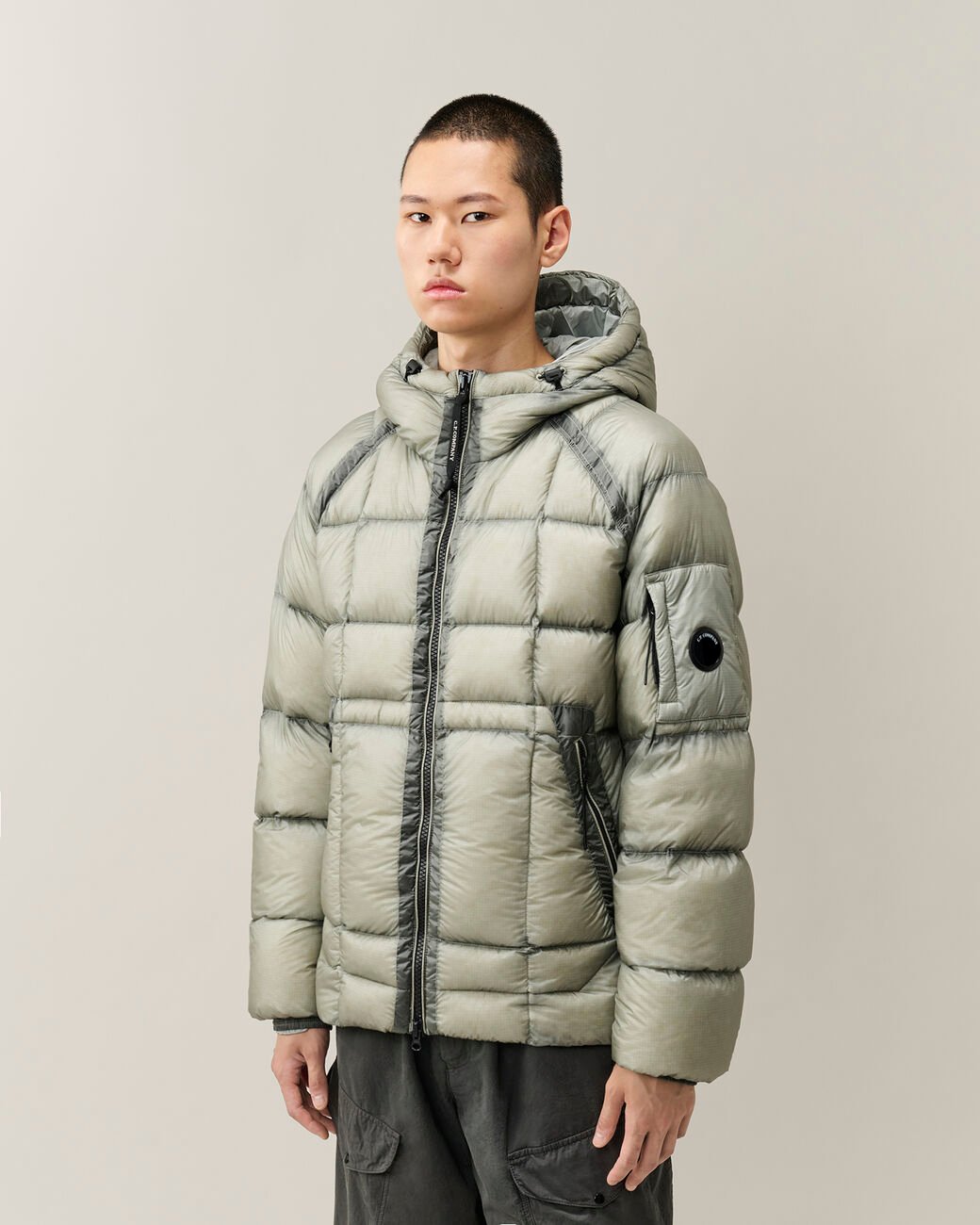 giubbino imbottito dd shell 21CMOW702A 110416A 936 FLINT GREY CP COMPANY 