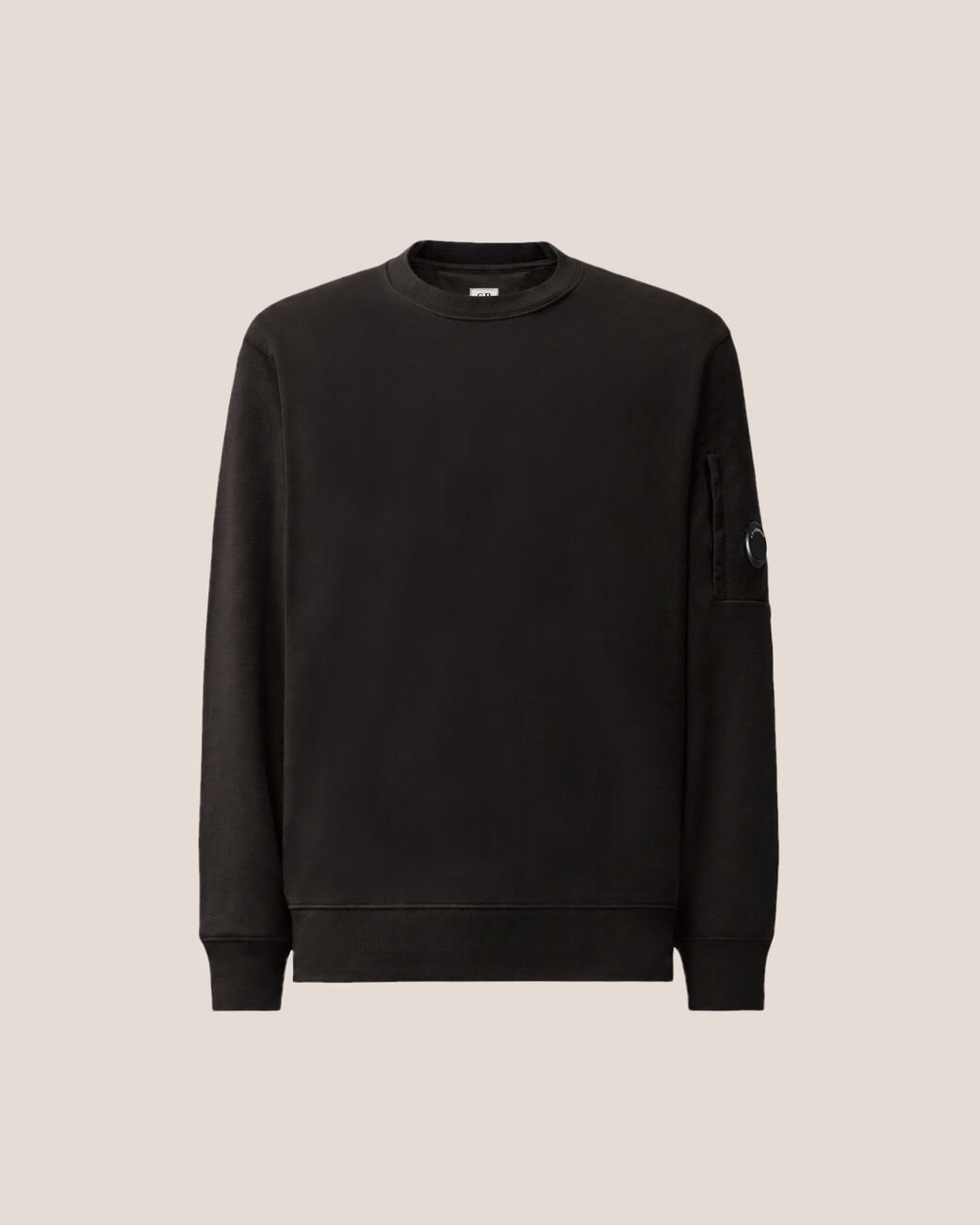 felpa con lente iconica RCCMSS713A 005086W 999 BLACK CP COMPANY 