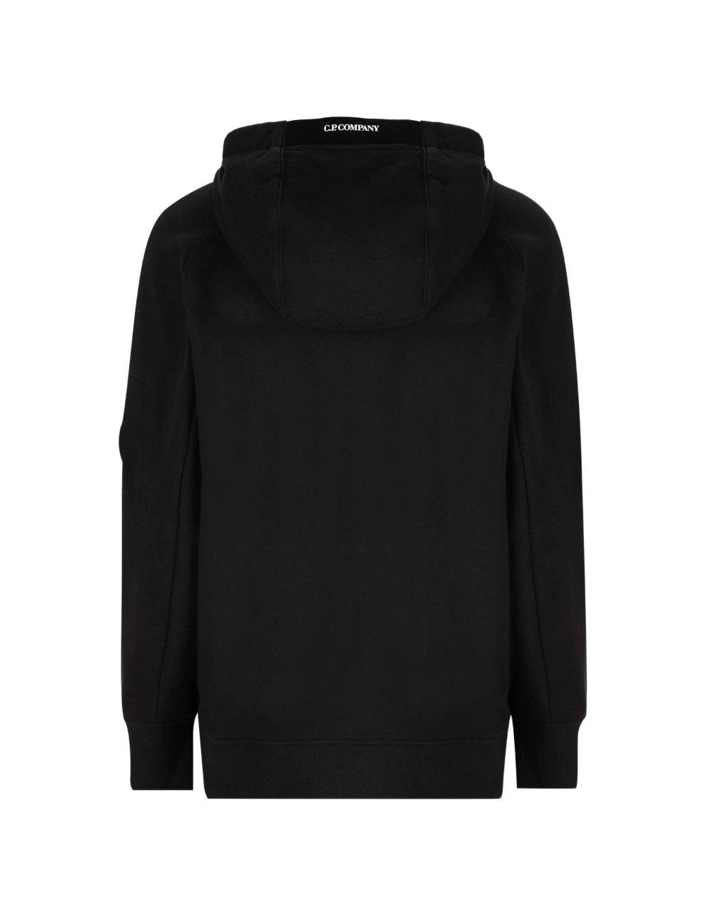 felpa in pile con cappuccio RCCMSS716M 005086W 999 BLACK CP COMPANY 
