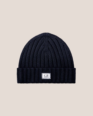 cappello lens beanie RFCMAC738A 005509A 999 BLACK CP COMPANY 