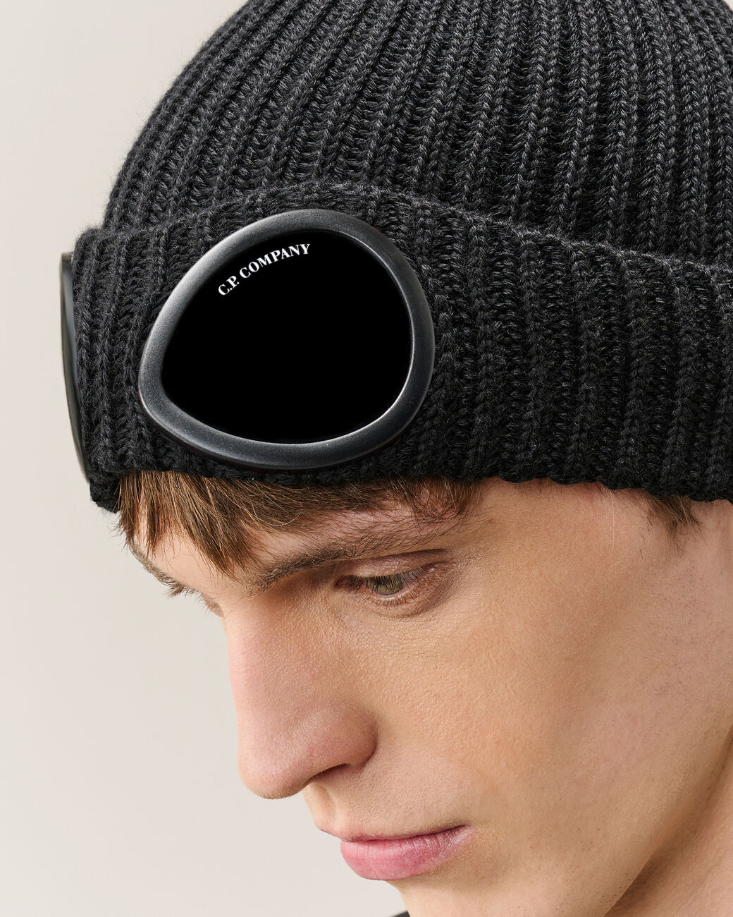 cappello coggle beanie RFCMAC742A 0005509A 999 BLACK CP COMPANY 