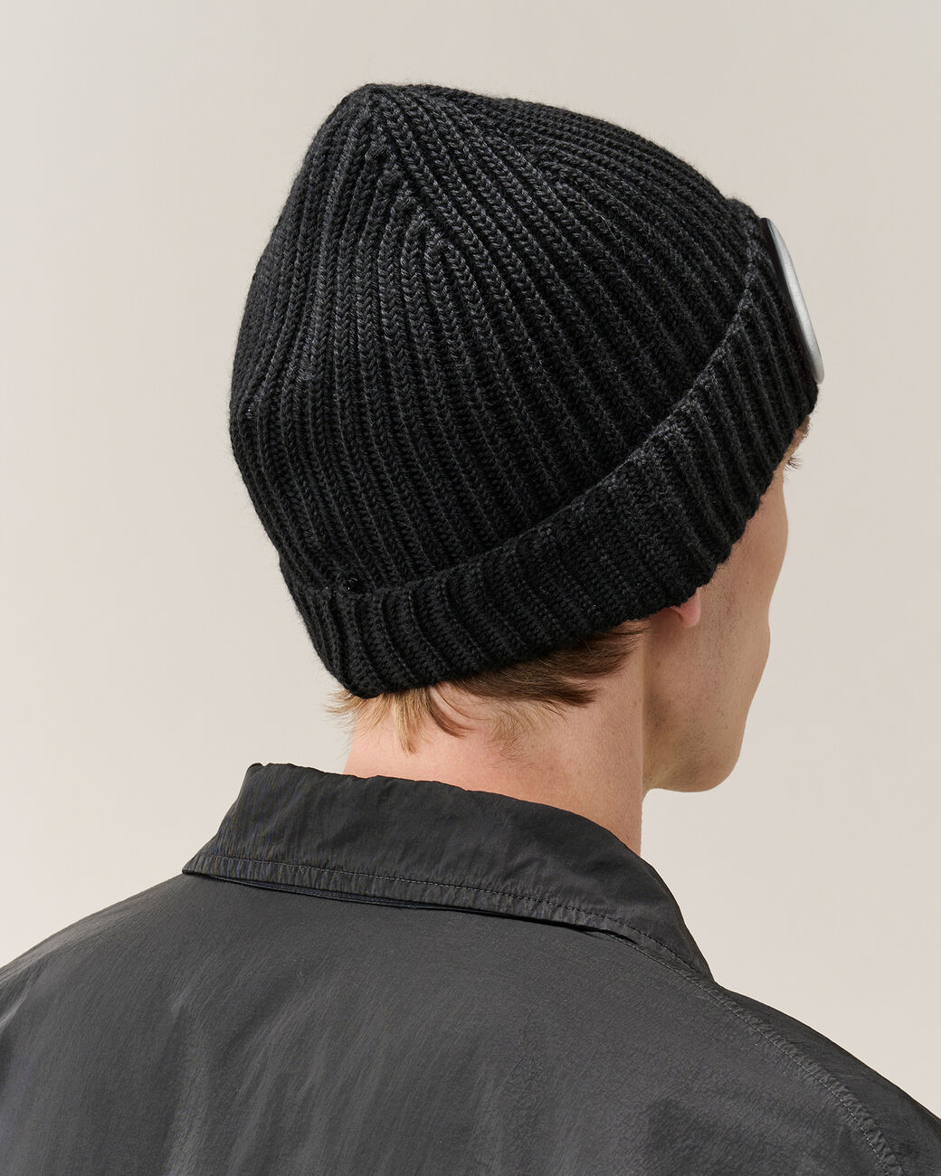 cappello coggle beanie RFCMAC742A 0005509A 999 BLACK CP COMPANY 