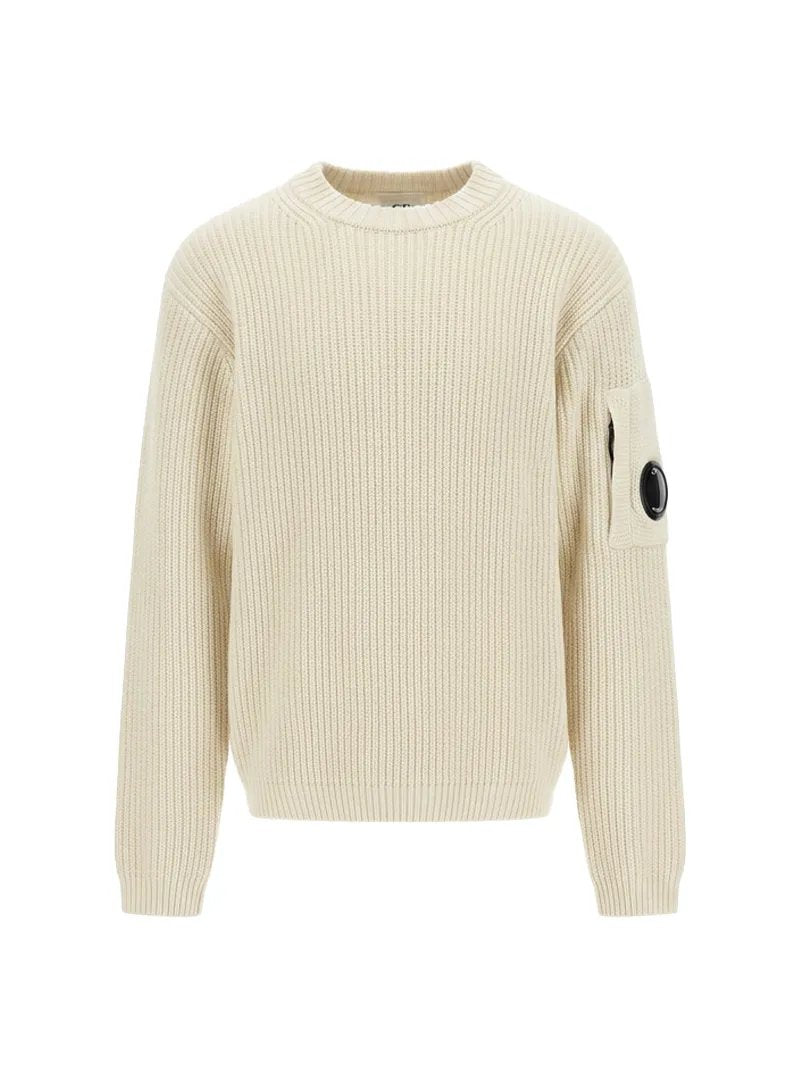 maglione con lente iconica CMW00QLHE36 10135 CP COMPANY KIDS 