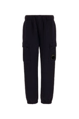CP COMPANY KIDS pantalone in felpa con coulisse Nero