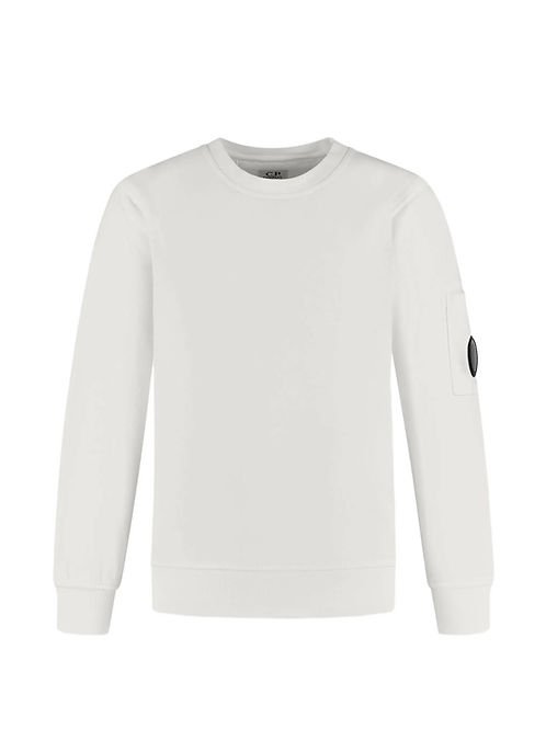 felpa girocollo con lente COF00XLCA76 10135 CP COMPANY KIDS 