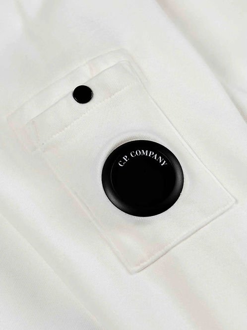 felpa girocollo con lente COF00XLCA76 10135 CP COMPANY KIDS 