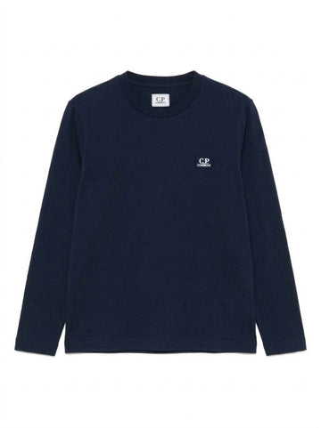 t-shirt con logo maniche lunghe CS0000LAA17 41150 CP COMPANY KIDS 