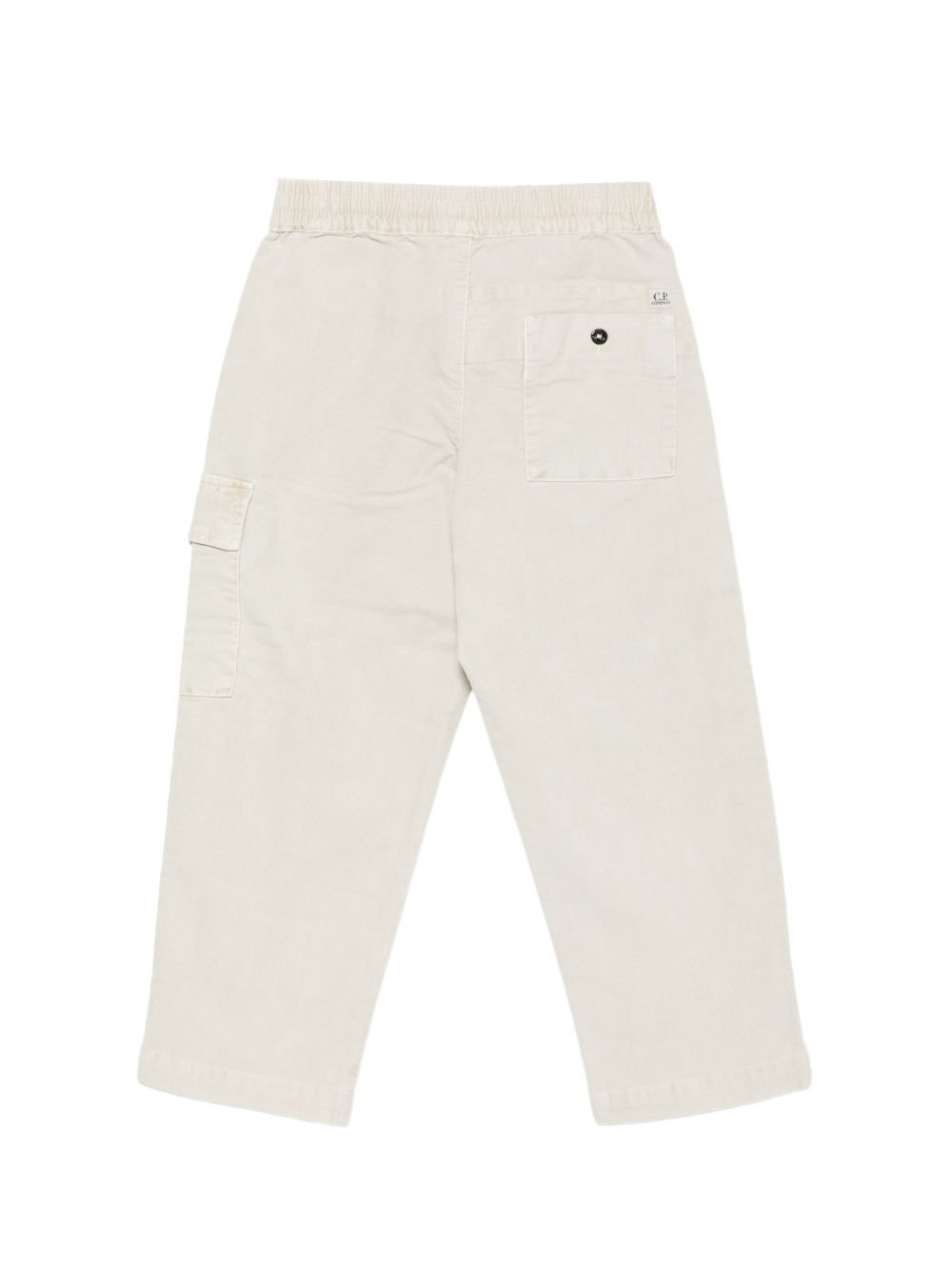 pantalone cargo con lente iconica CUP01JLVC00 10024 CP COMPANY KIDS 