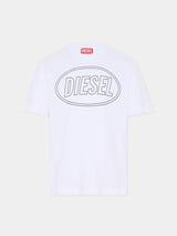 DIESEL t-shirt con logo Bianco