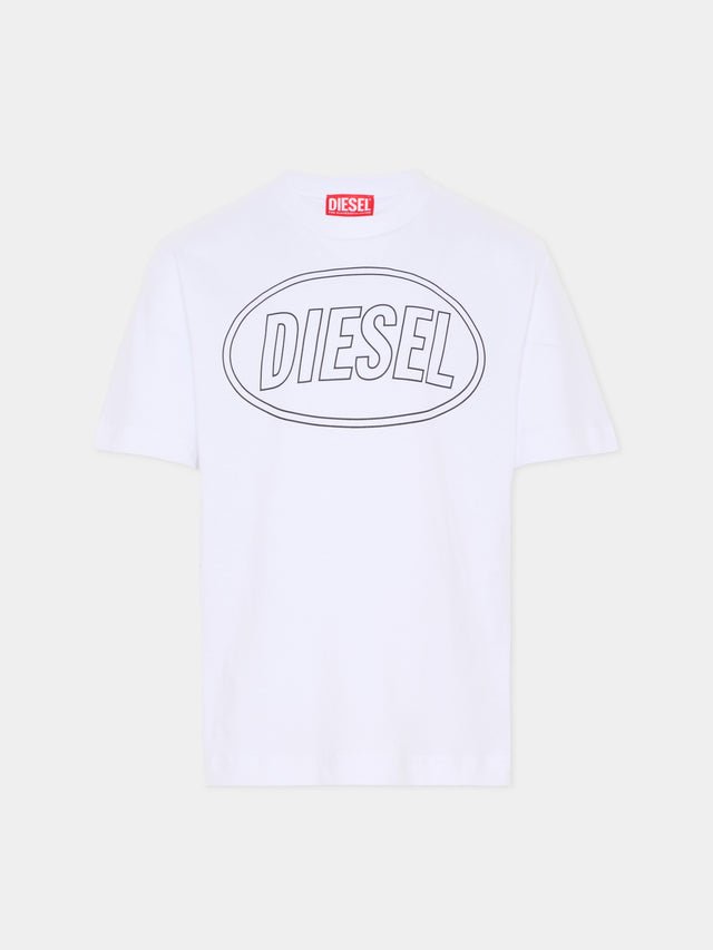 t-shirt con logo J02582 0GRAI K100 DIESEL 