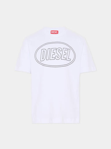 t-shirt con logo J02582 0GRAI K100 DIESEL 
