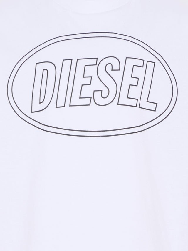 t-shirt con logo J02582 0GRAI K100 DIESEL 