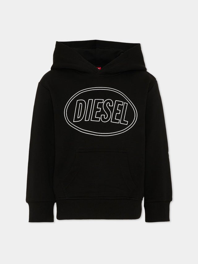 felpa logo con cappuccio J02612 0GEAD K900 DIESEL 