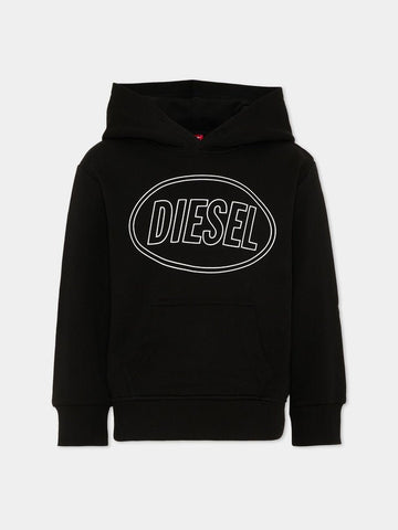 felpa logo con cappuccio J02612 0GEAD K900 DIESEL 