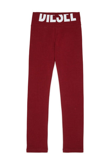 leggins in cotone con logo tagliato J02660 KYA0L K440 DIESEL 