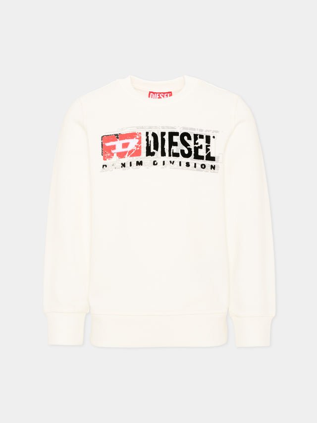 felpa con logo J02973 KYAVF K141 DIESEL 